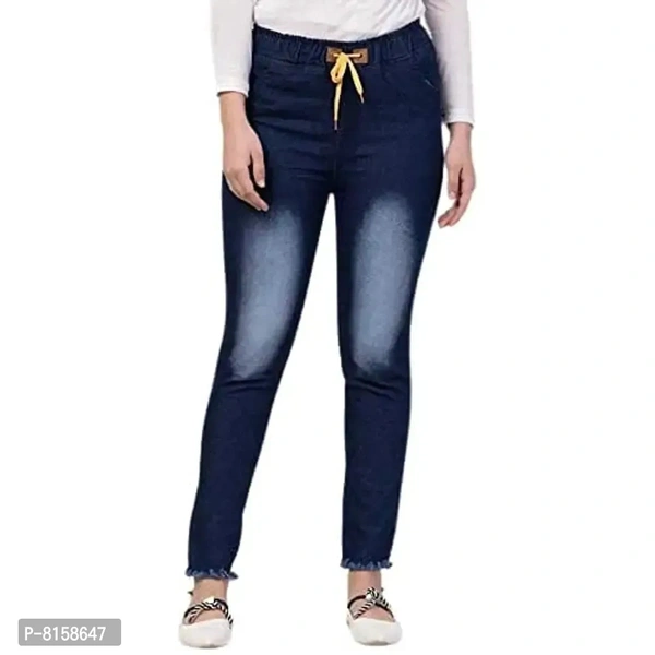 Kanzul -Fashion Passion Jogger Fit Women Blue Jeans - S