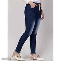 Kanzul -Fashion Passion Jogger Fit Women Blue Jeans - S