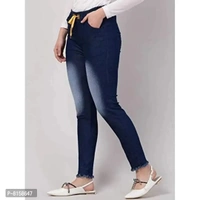 Kanzul -Fashion Passion Jogger Fit Women Blue Jeans - M