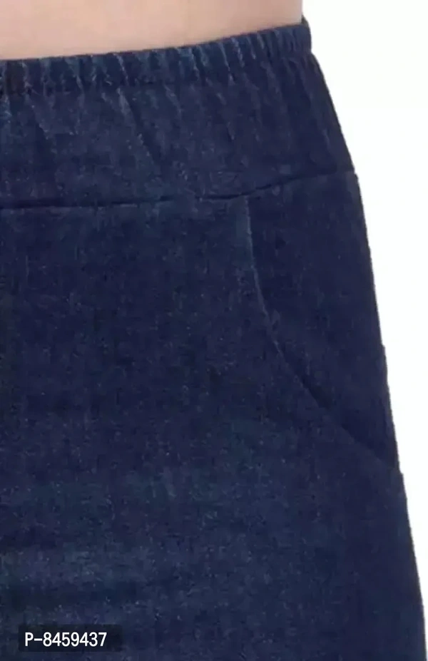 Classic Denim Solid Jeans for Women - 36