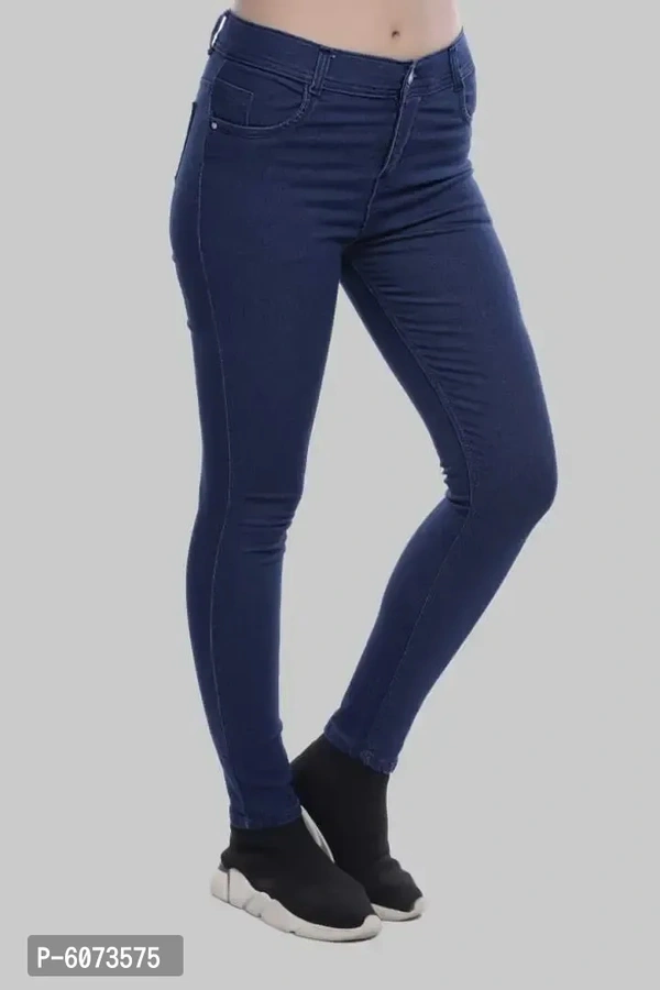 Fabulous Stunning Blue Denim Jeans For Women - 28