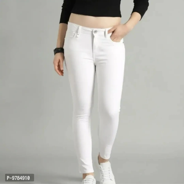 Stylish Women Demin Skinny Fit Jeans - 28