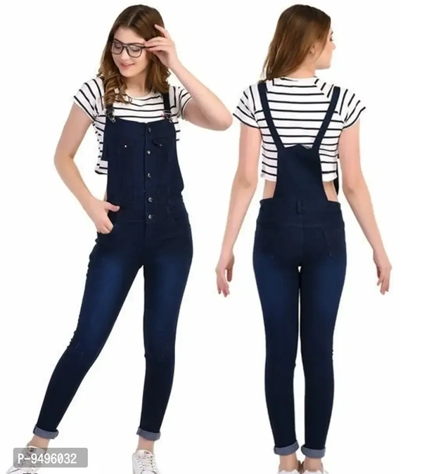 Fashionable Exclusive Present Women Girls Wear Stretchable and Stylish Ravishing Dungaree Jumpsuits - 28