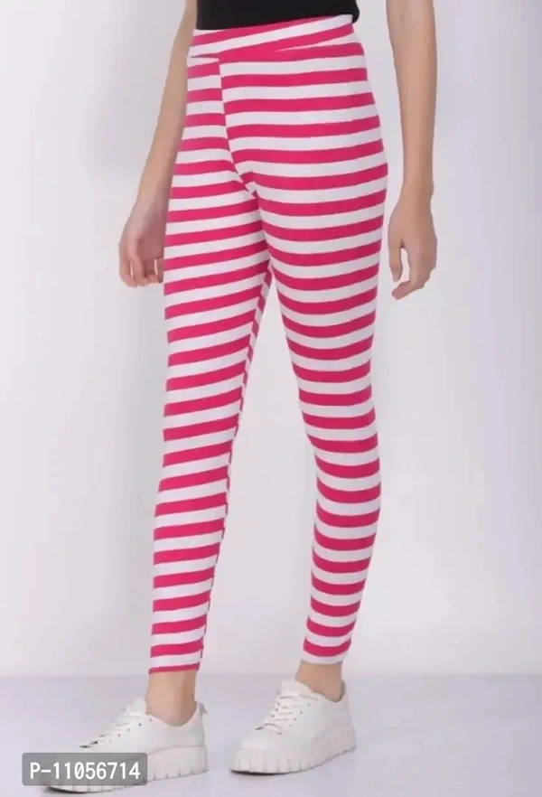 Fancy Cotton Blend Jeggings For Women