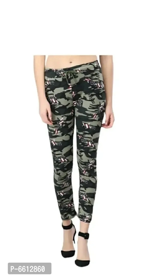 comfy casual women army jeggings - 32