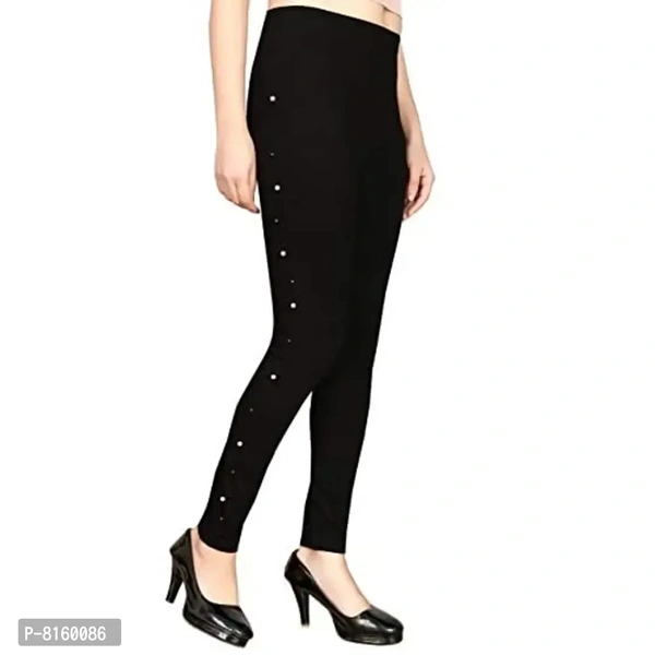 LX PRODUCTS Women's Regular Fit Cotton Jegging (REEB VALI LAGGISH_White, Black, Pink, Red_Free Size)