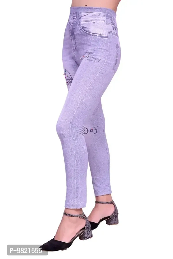 Women Stylish Slim Fit Jeggings - M