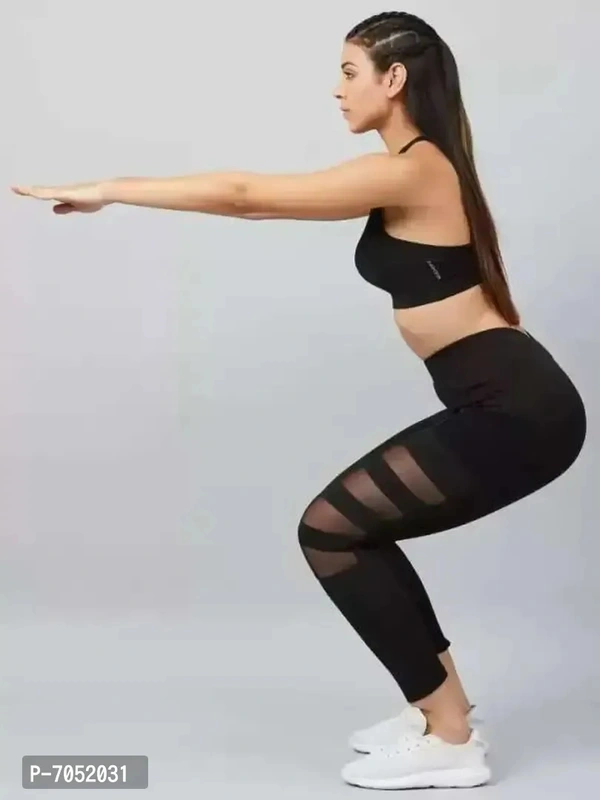 Alluring Black Lycra Leheriya Skinny Fit Jeggings For Women - 32