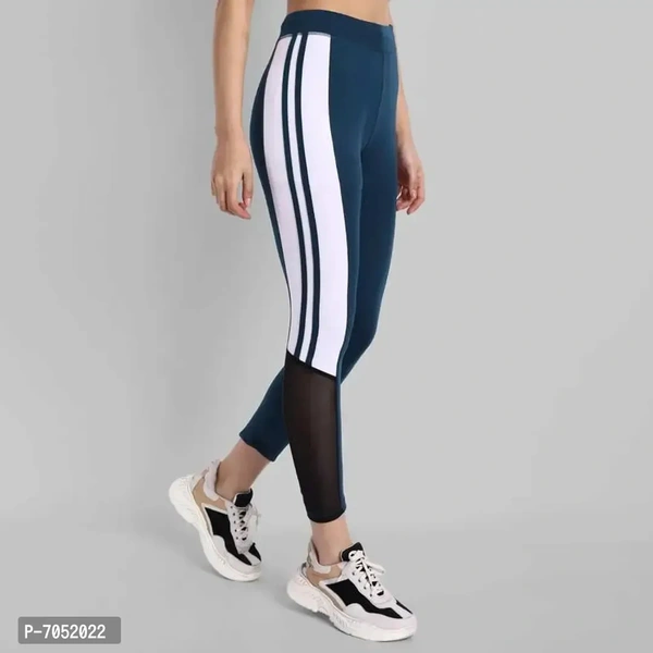 Alluring Blue Lycra Leheriya Skinny Fit Jeggings For Women - 28