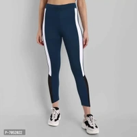 Alluring Blue Lycra Leheriya Skinny Fit Jeggings For Women - 28