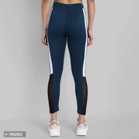 Alluring Blue Lycra Leheriya Skinny Fit Jeggings For Women - 36