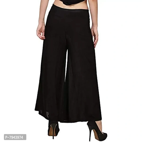 STYLE PITARA Women's Straight Fit Polyester Palazzo