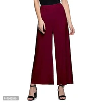 STYLE PITARA Women's Loose Fit Palazzos Pack of 6 (SP_SYNPALAZZO_6_BPMBLGW_Assorted Colours, Free Size)