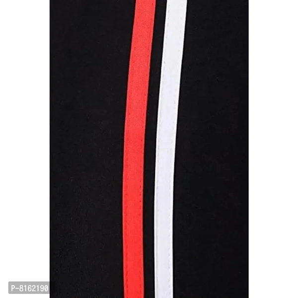 FITG18 Women's Slim Fit Polyester Blend Tights (FITG18_Black Red|White _Free Size)
