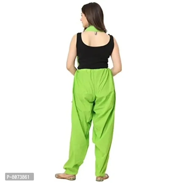 Endfashion Women's Semi Patiala Salwar with Dupatta – Cotton Blend - 42, Green