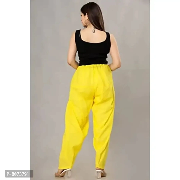 Endfashion Women's Semi Patiala Salwar with Dupatta – Cotton Blend - 42, Yellow
