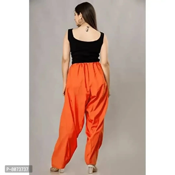 Endfashion Women's Semi Patiala Salwar with Dupatta – Cotton Blend - 42, Orange