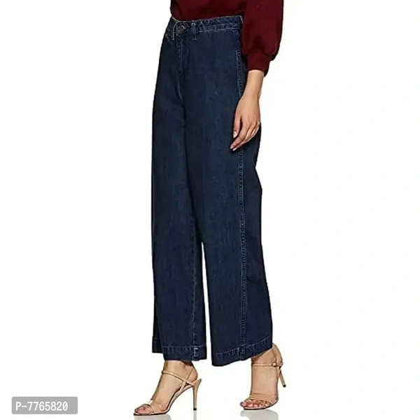 Aglobi Womens/Girls Fancy Elegant Trendy Glamorous Denim Palazzo - 28
