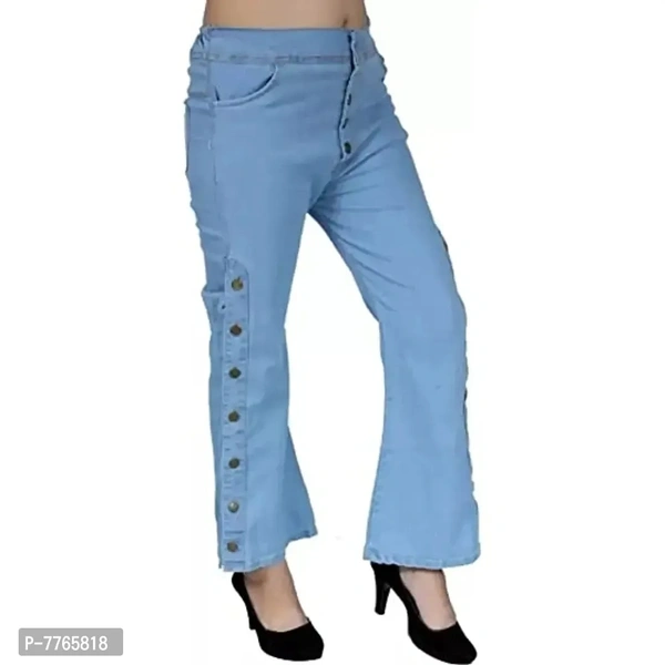 Aglobi Womens/Girls Fancy Elegant Trendy Glamorous Denim Palazzo - 32