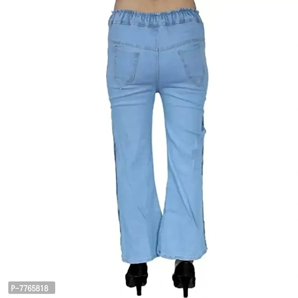 Aglobi Womens/Girls Fancy Elegant Trendy Glamorous Denim Palazzo - 32