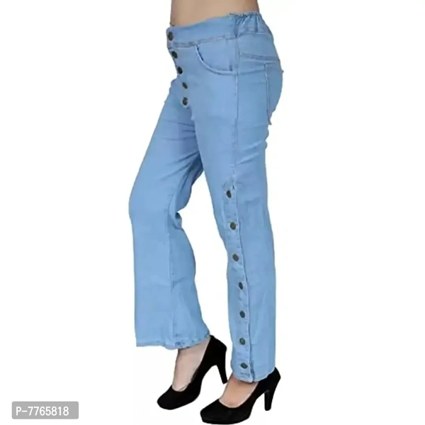 Aglobi Womens/Girls Fancy Elegant Trendy Glamorous Denim Palazzo - 32