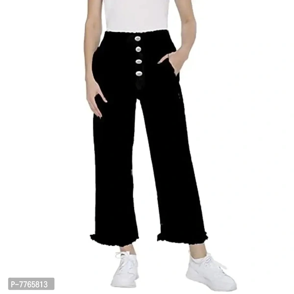 Aglobi Women's/Girl's Fancy Elegant Trendy Glamorous Denim Palazzo - 28