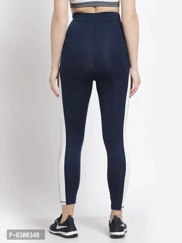 Elegant Poly Lycra Solid Sports Tights For Women - 2xl