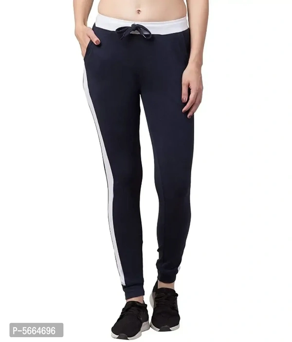 Women's Slim fit Cotton Track Pant, Sports Lower, Joggers for Lounge Wear and Daily Use for Women - M