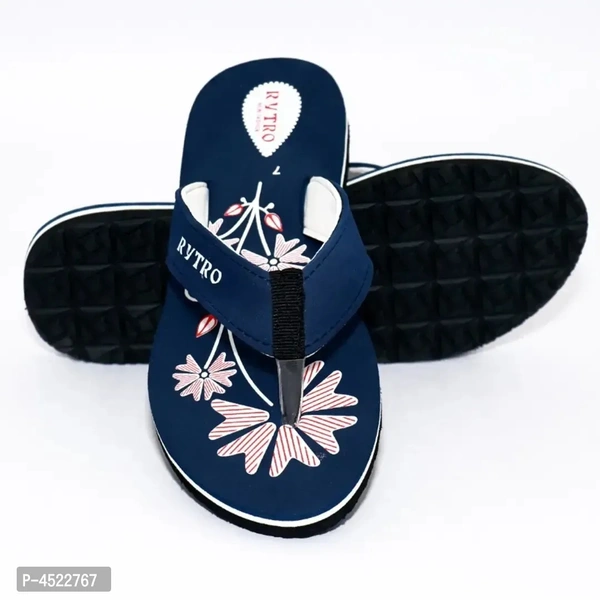Women's Stylish and Trendy Brown Printed EVA Slippers - Uk5