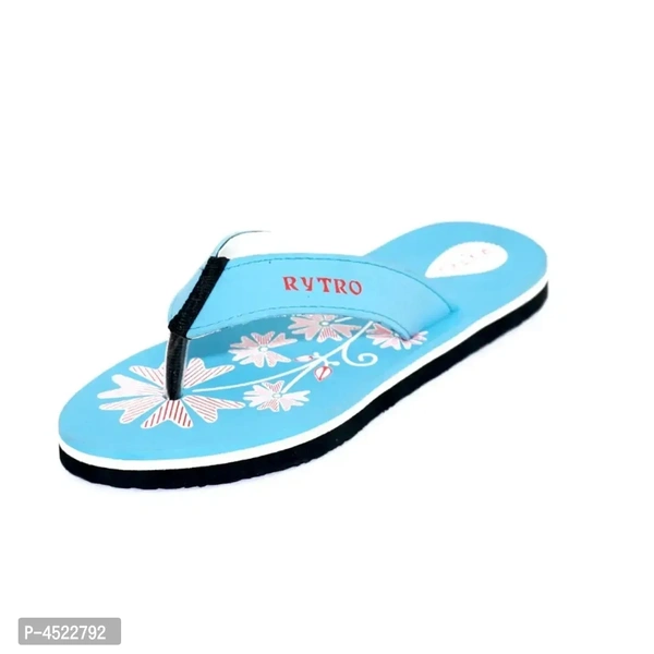 Women's Stylish and Trendy Brown Printed EVA Slippers - 7