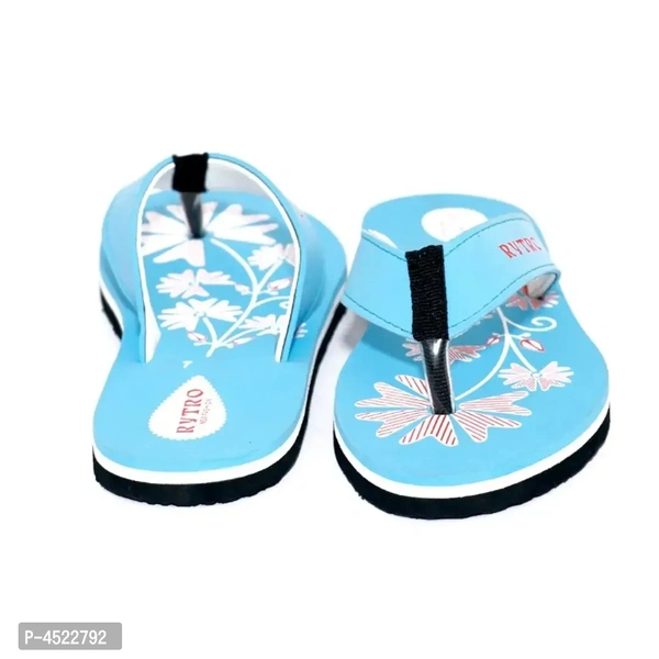 Women's Stylish and Trendy Brown Printed EVA Slippers - 7