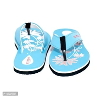 Women's Stylish and Trendy Brown Printed EVA Slippers - 9