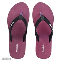 Duosoft Stylish Comfort Super Soft, Fabrication Flip Flop Slippers For Womens Girls, Material: Eva, (Ds-004-Mix_Ds-011-Blk), Size: 4 To 8, Pack Of 2. - 4Uk
