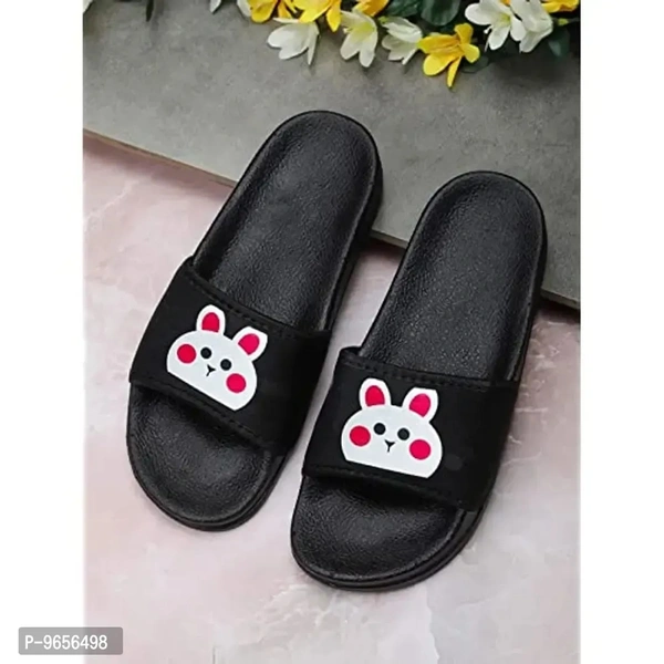 FOOTOX BE YOUR LABEL Women's Flipflop & Slipper FWF-02 (Black, numeric_7) - 5