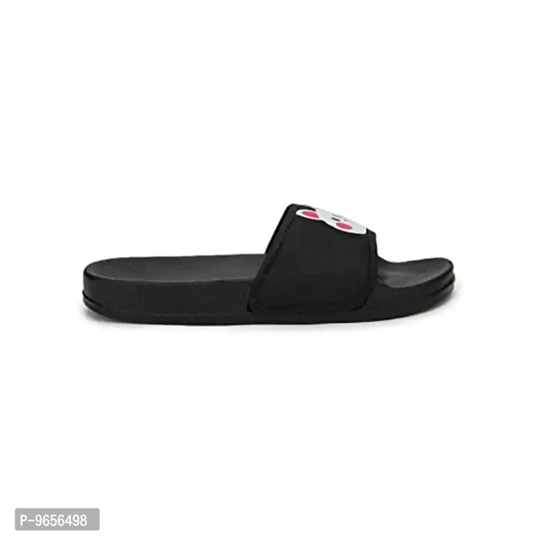 FOOTOX BE YOUR LABEL Women's Flipflop & Slipper FWF-02 (Black, numeric_7) - 8