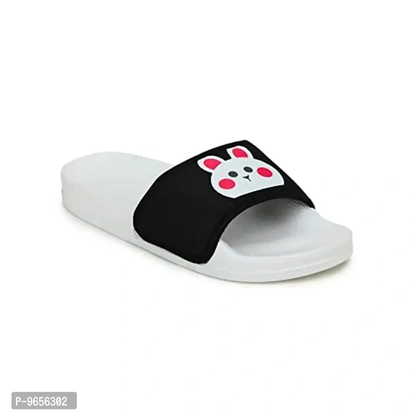 FOOTOX BE YOUR LABEL Women's Flipflop & Slipper FWF-02 (White, numeric_6) - 6