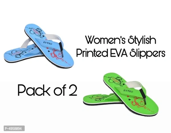Stylish and Trendy EVA Slippers Pack of 2 - 7
