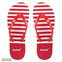 Duosoft EVA Padded Heel Flip Flop Slippers for Women & Girls – Pack of 2 - 5