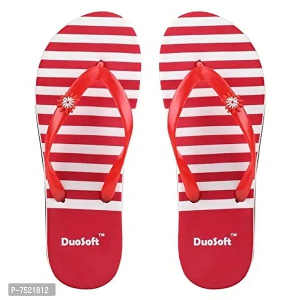 Duosoft Super Soft EVA Padded Flip Flop Slippers for Women & Girls – Pack of 2 - 8