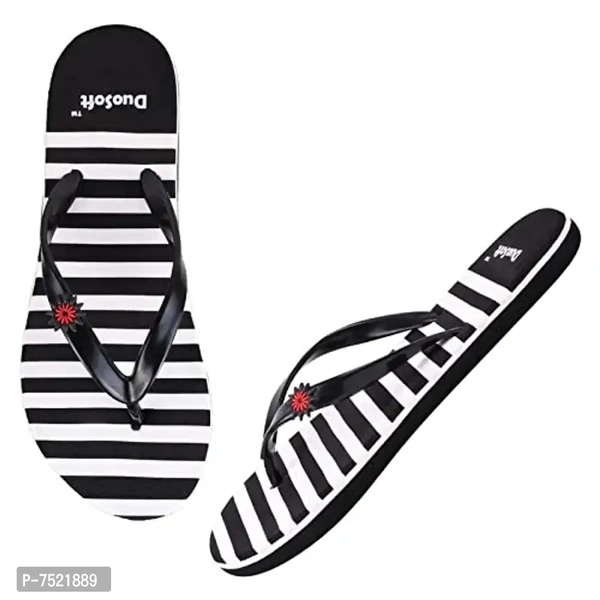 Duosoft Super Soft EVA Padded Flip Flop Slippers for Women & Girls – Pack of 2 - 8