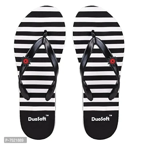 Duosoft Super Soft EVA Padded Flip Flop Slippers for Women & Girls – Pack of 2 - 8