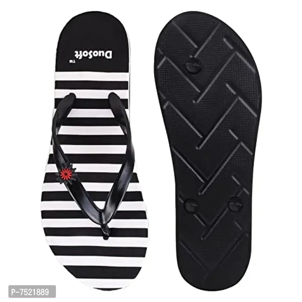 Duosoft Super Soft EVA Padded Flip Flop Slippers for Women & Girls – Pack of 2 - 8