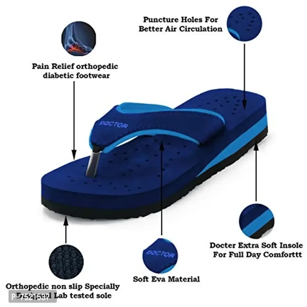 ORTHO JOY Doctor Slipper for Women Orthopedic Super Comfort Fit Cushion Chappal Flip-Flop ortho slippers For Ladies and Girls - 6