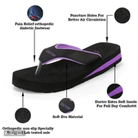 ORTHO JOY Doctor Slipper for Women Orthopedic Super Comfort Fit Cushion Chappal Flip-Flop ortho slippers For Ladies and Girls - 3