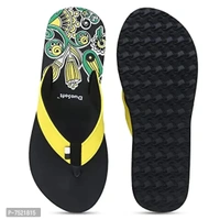 Duosoft Stylish Comfort Super Soft, Fabrication Flip Flop Slippers For Womens Girls, Material: Eva, (Ds-002-Mix_Ds-009-Blk), Size: 4 To 8, Pack Of 2. - 8
