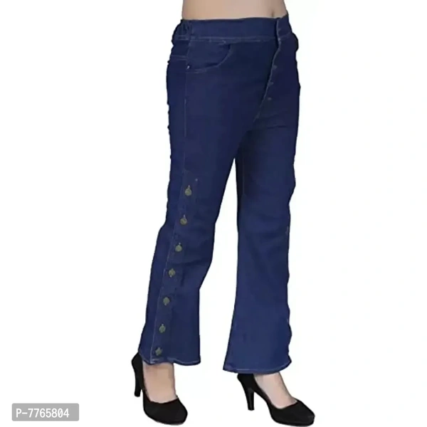 Aglobi Women's/Girl's Fancy Elegant Trendy Glamorous Denim Palazzo - 28