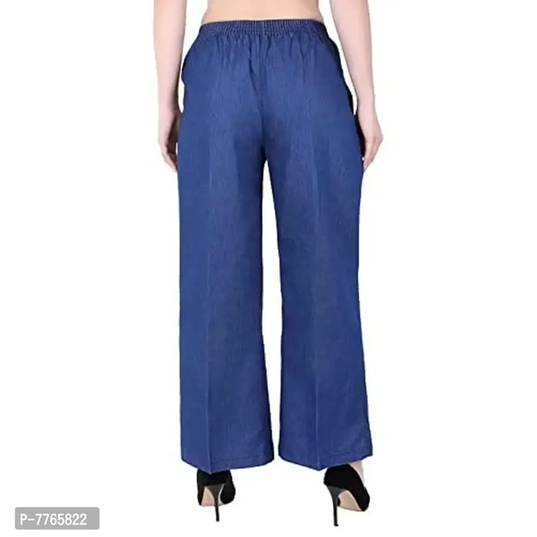 Aglobi Women's/Girl's Fancy Elegant Trendy Glamorous Denim Palazzo - 32
