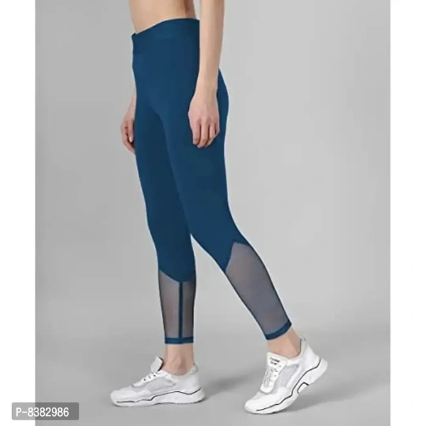 FAIRIANO Gym wear Workout Leggings Tights Ankle Length Stretchable Sports Leggings Yoga Track Pants for Girls Women - S