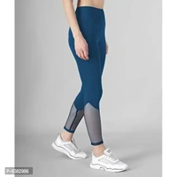 FAIRIANO Gym wear Workout Leggings Tights Ankle Length Stretchable Sports Leggings Yoga Track Pants for Girls Women - S
