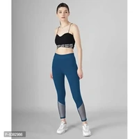 FAIRIANO Gym wear Workout Leggings Tights Ankle Length Stretchable Sports Leggings Yoga Track Pants for Girls Women - S